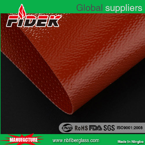 Heat shields Double side fiberglass silicone rubber cloth